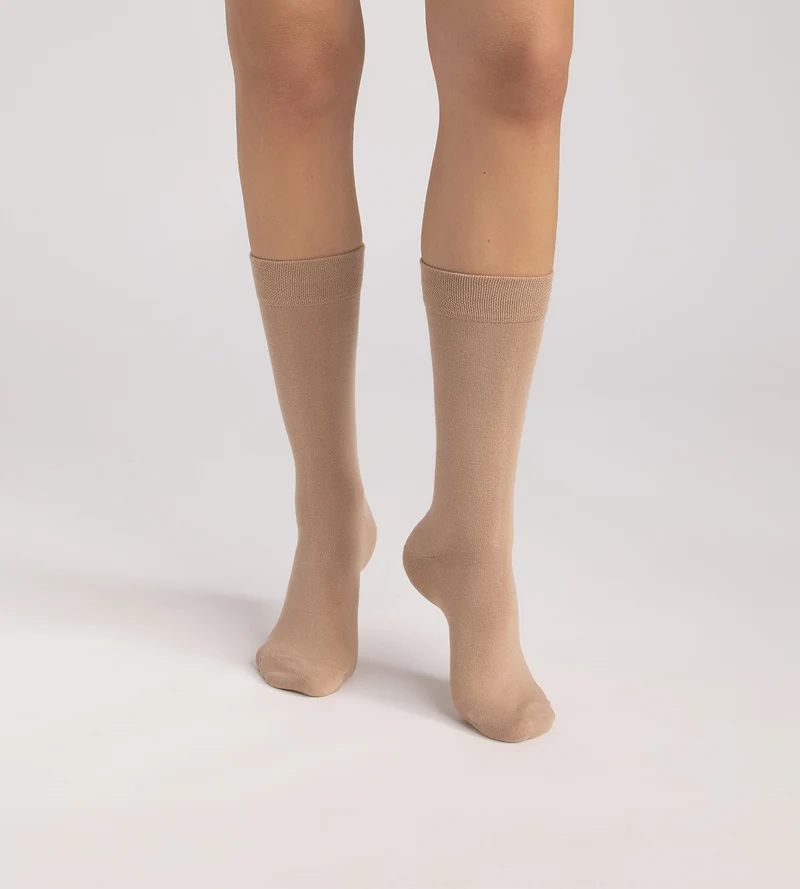 Lot de 3 chaussettes homme Chocolat, cassis, taupe Coton