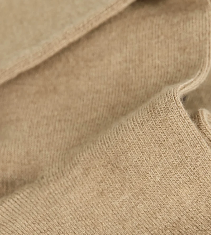 Chaussettes femme beige taupe Laine Douce