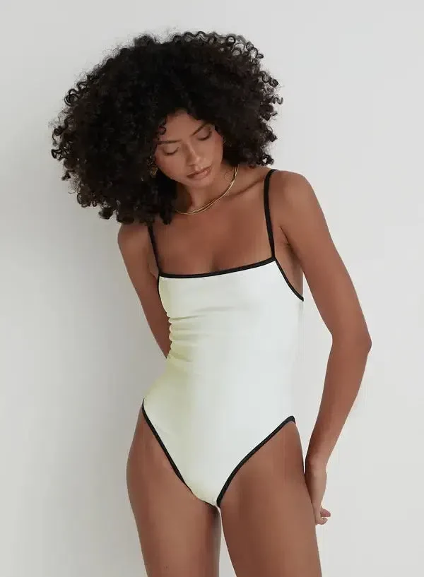Maillot De Bain Une Pièce Gainant Échancré - Garance