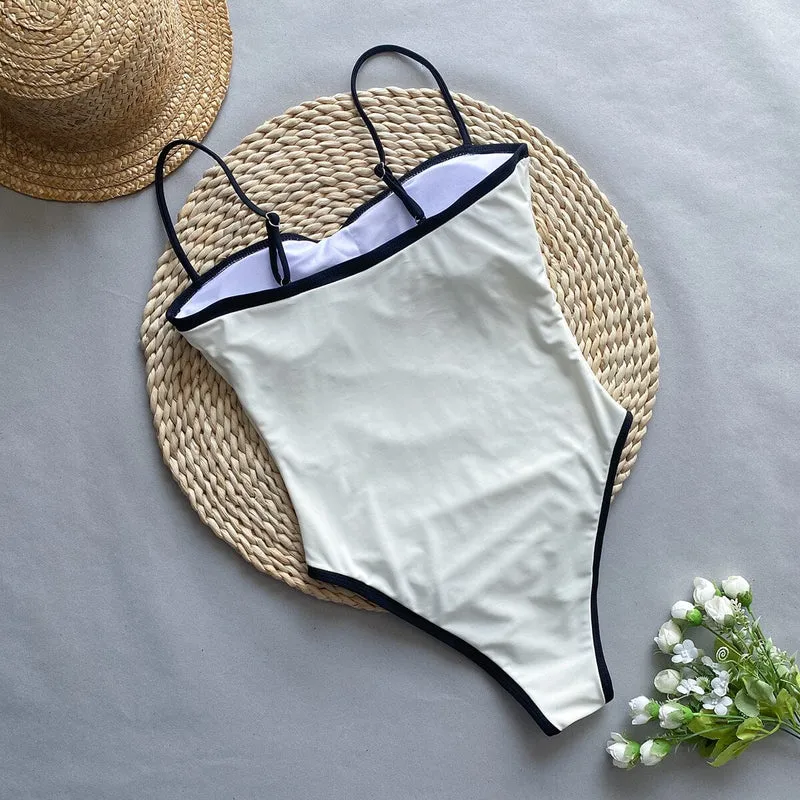 Maillot De Bain Une Pièce Gainant Échancré - Garance