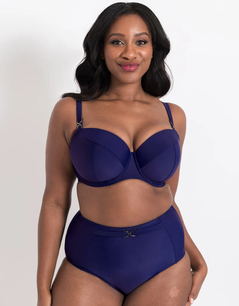 Flirtelle Verona Beach High Waist Bikini Brief Navy