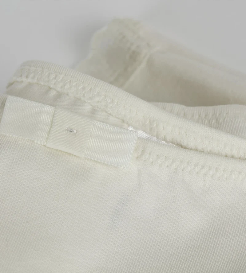 Culotte fille en microfibre et dentelle Ivoire Daily