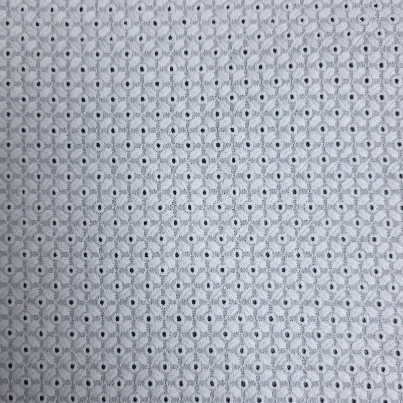 Coton brodé entièrement ajouré | Blanc | Deadstock de maison de luxe