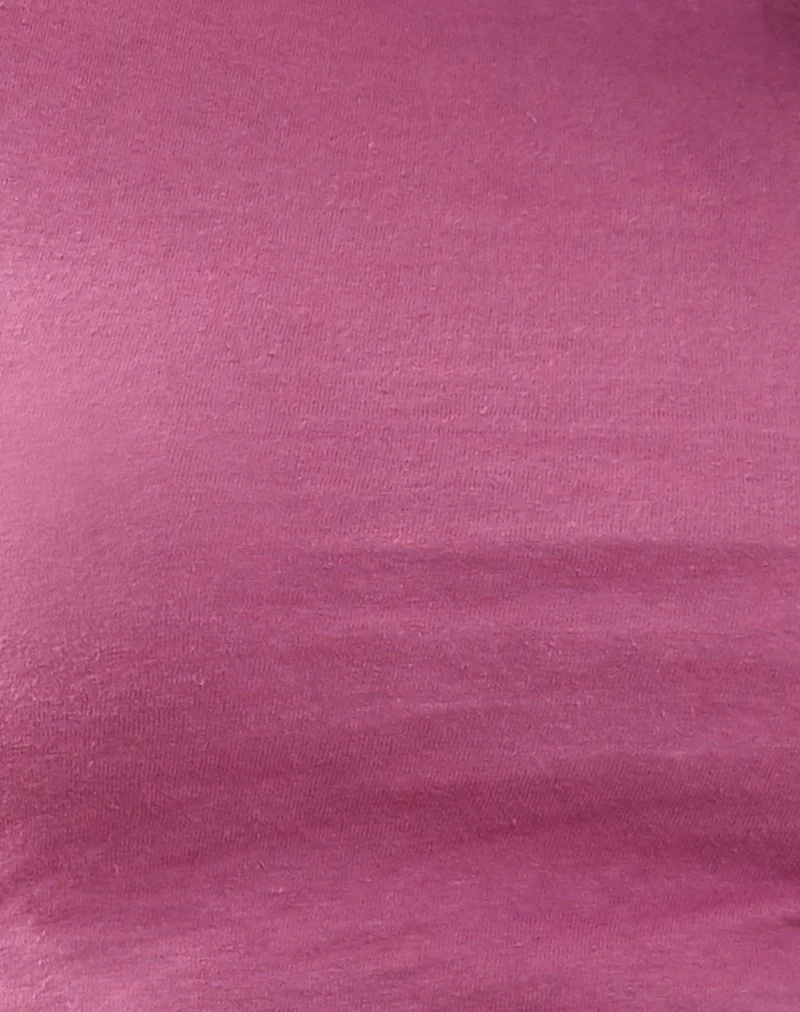 Jojes - T-shirt en jersey, rose cachemire