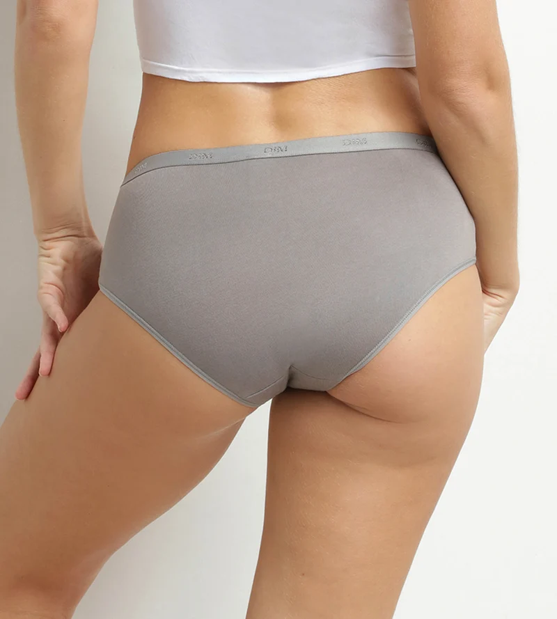 Lot de 5 boxers femme coton stretch à message Les Pockets