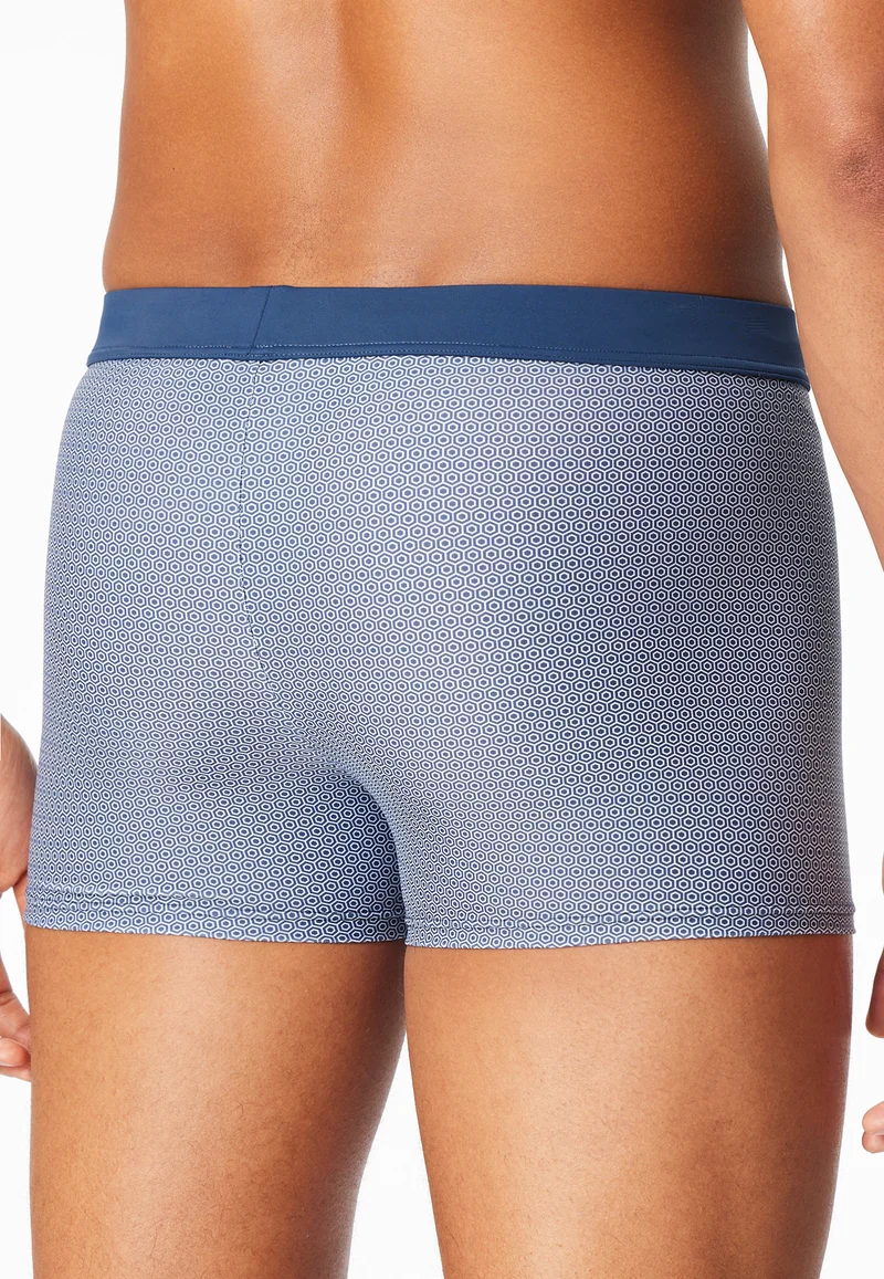 Badehose Blau gemustert - Aqua