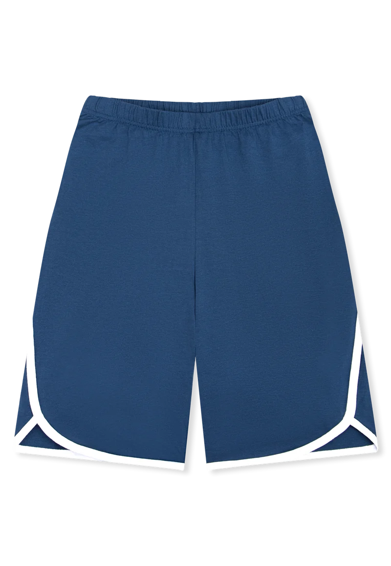 Schlafanzug kurz Bordeaux/Blau - Teens Nightwear
