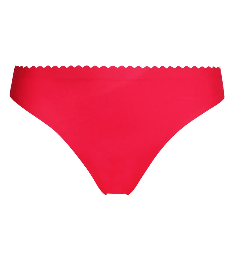 Tanga femme en tulle Rouge Dim Body Touch Cheeky