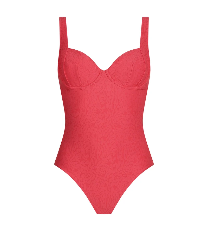 Maillot de bain 1 pièce femme motif Hibiscus Dim Swimwear