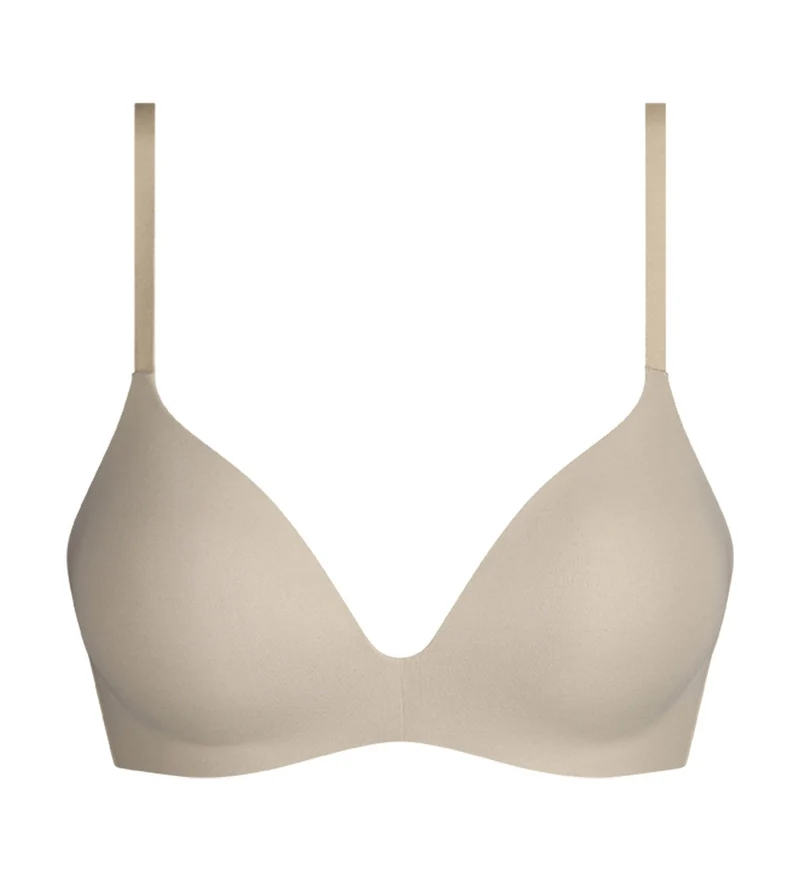 Soutien-gorge paddé sans armature en microfibre Nude Dim Invisible
