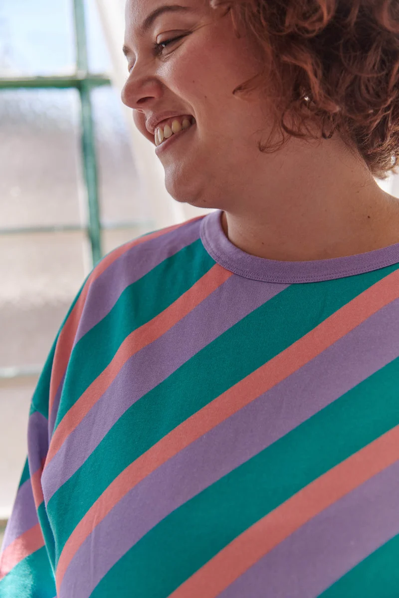 Sweat 100% Coton BIO - Flashback Violet