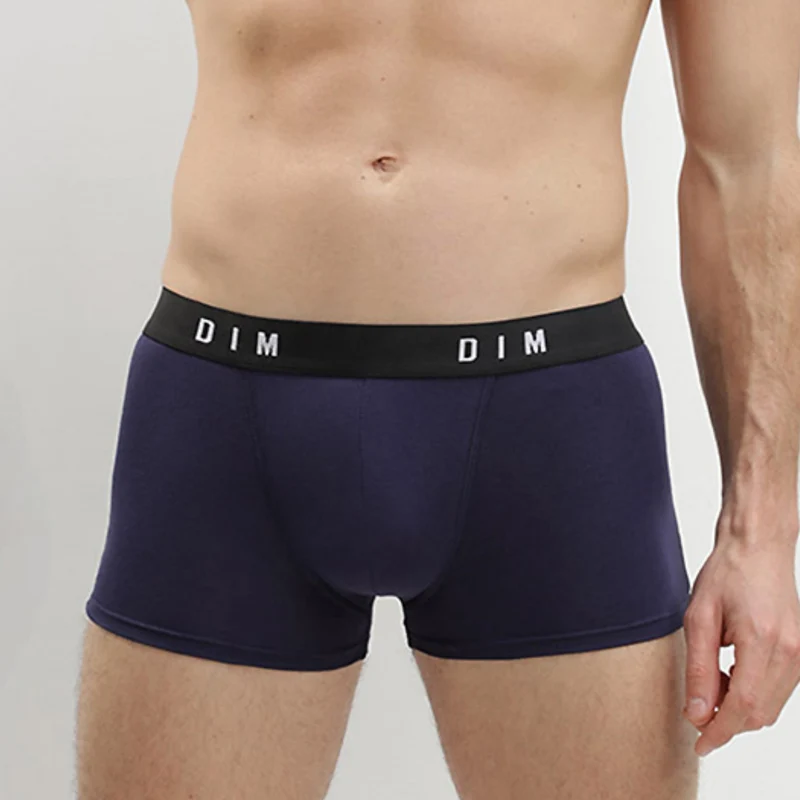 Lot de 2 boxers homme coton stretch Roux Bleu Denim Dim Originals