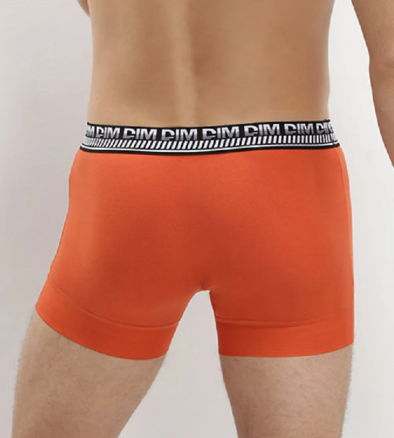 Lot de 2 boxers homme en coton extensible Bleu Orange Stay and Fit