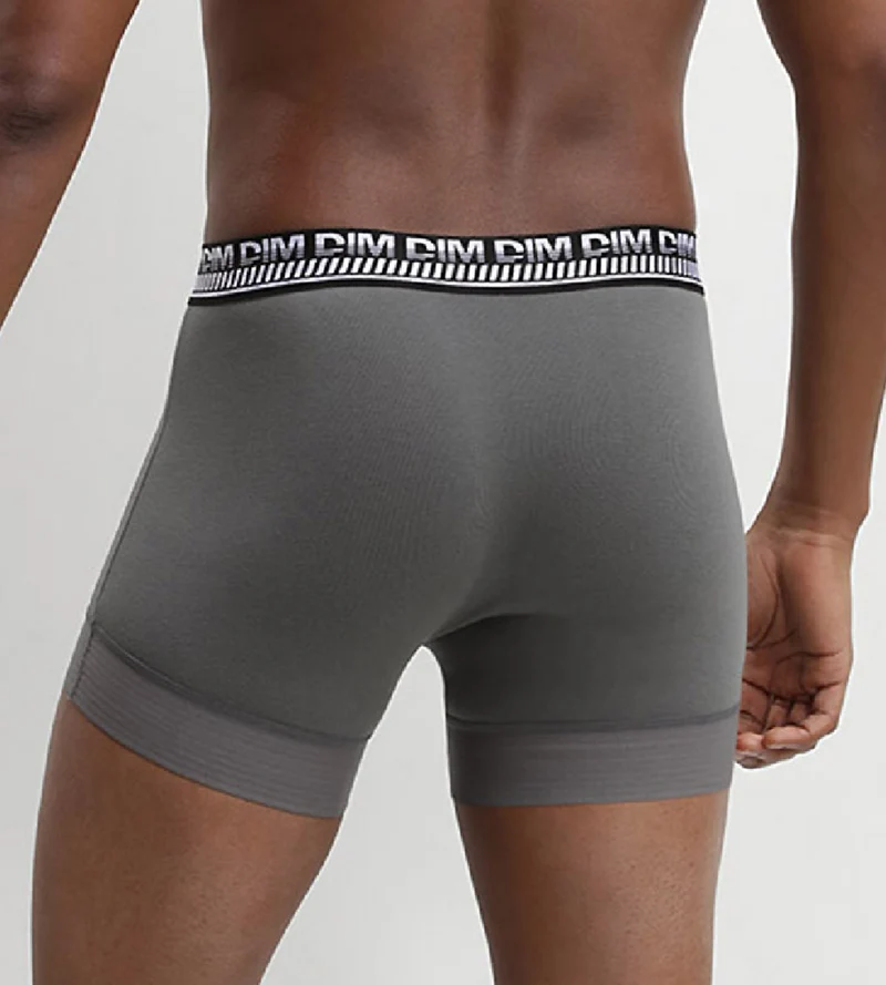 Lot de 2 boxers homme en coton extensible Vert Olive Stay and Fit