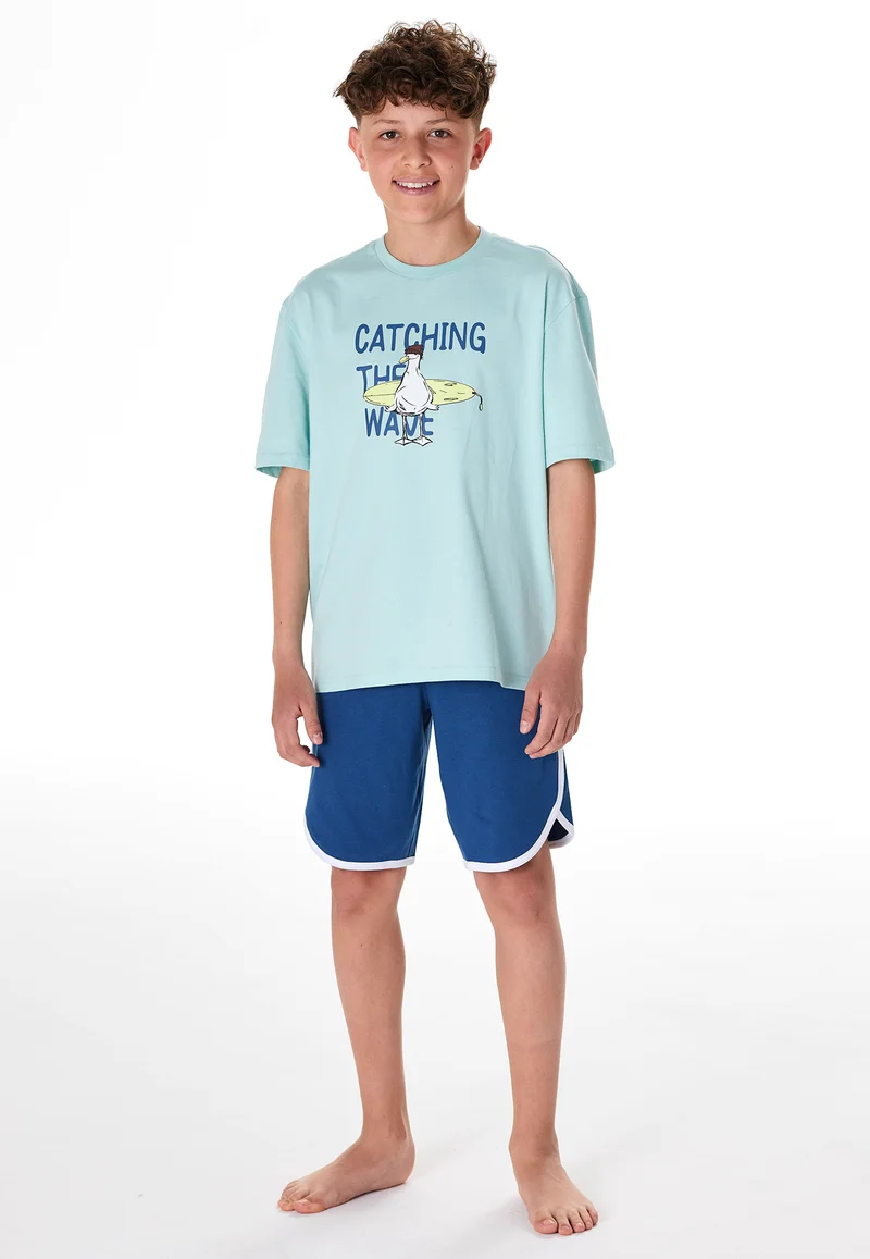 Schlafanzug kurz Blau - Teens Nightwear