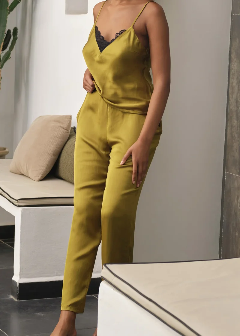 Pantalon Shiny Bronze