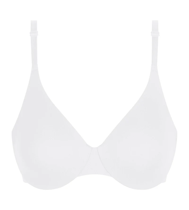 Soutien-gorge à armatures en microfibre Blanc Dim Invisible