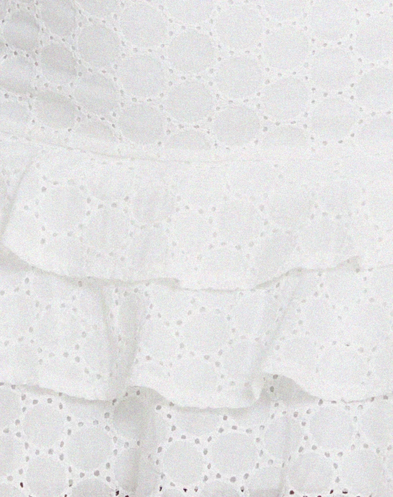 Minijupe Camigo, blanche