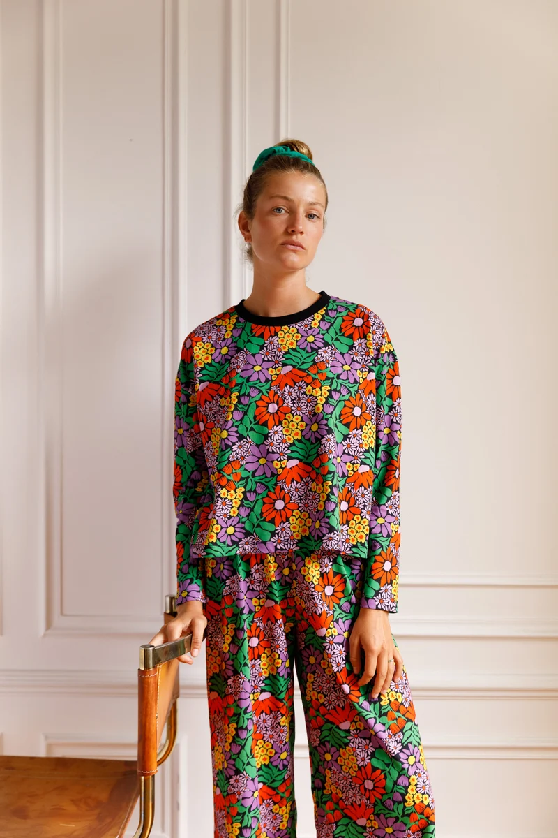 Pyjama Manches Longues Coton BIO - Dalida