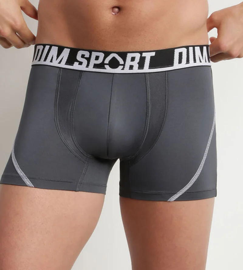 Lot de 3 boxers homme microfibre thermorégulateur Violet Dim Sport