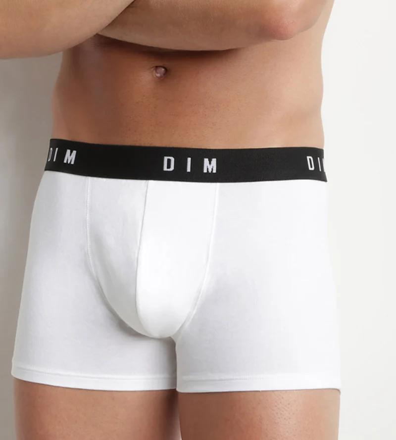 Lot de 2 boxers homme coton stretch ceinture rétro Noir Dim Originals