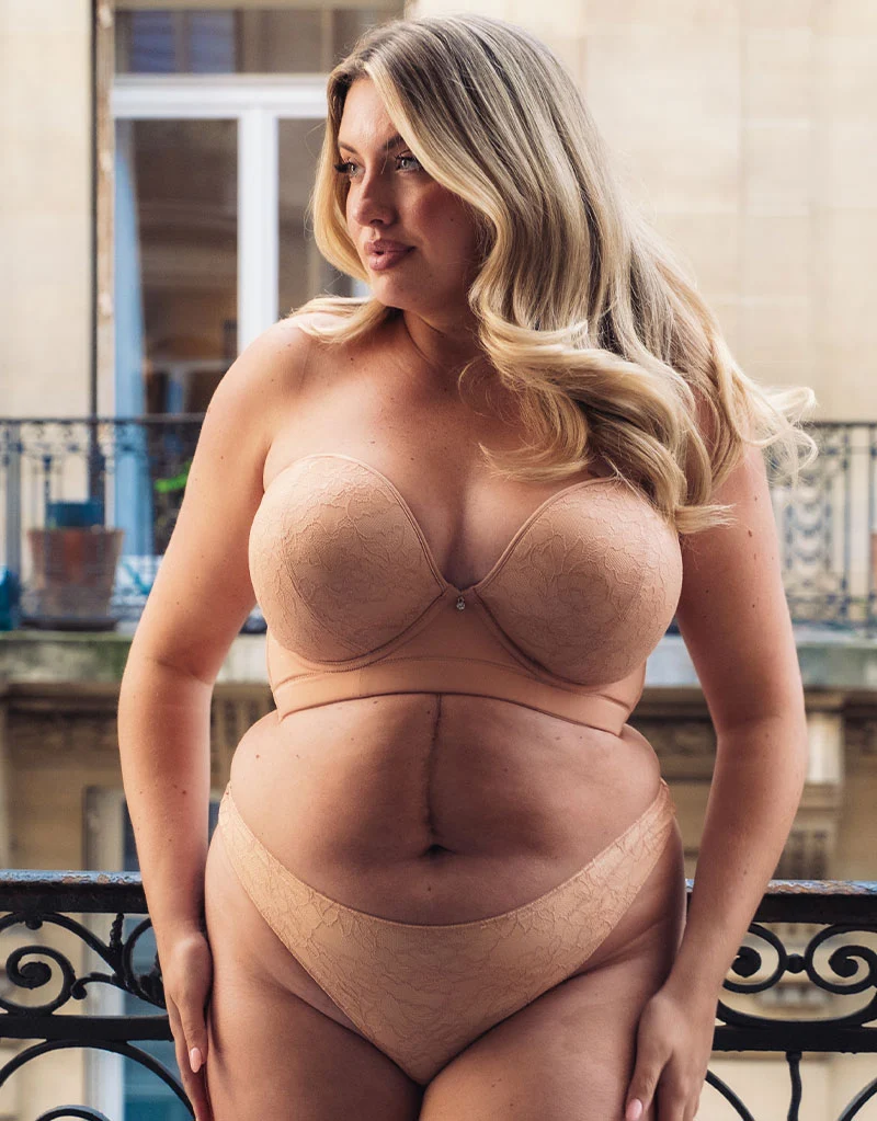 Curvy Kate Hey Girls SuperPlunge Strapless Multiway Bra Latte
