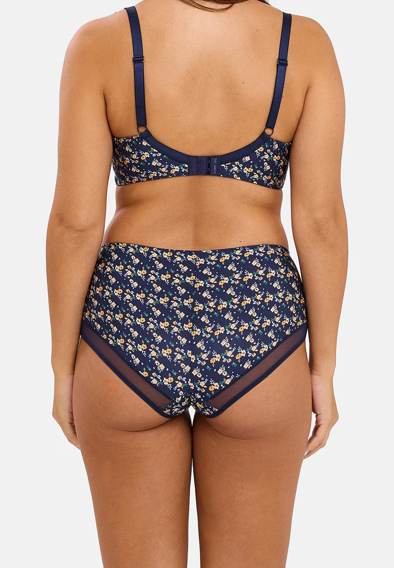 Shorty Complice Imprimé Liberty Bleu Marine