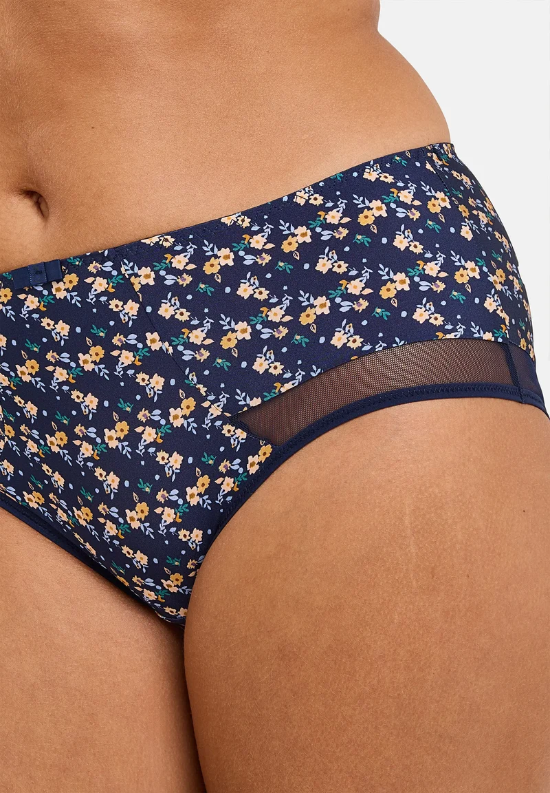 Shorty Complice Imprimé Liberty Bleu Marine