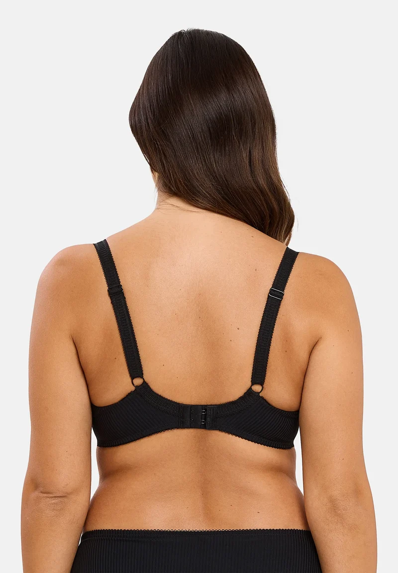 Soutien-gorge emboîtant Rosa Fantaisie Aquarelle Florale Noire