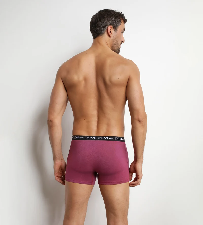 Lot de 3 boxers homme Mauve Eclipse Dim Coton Stretch