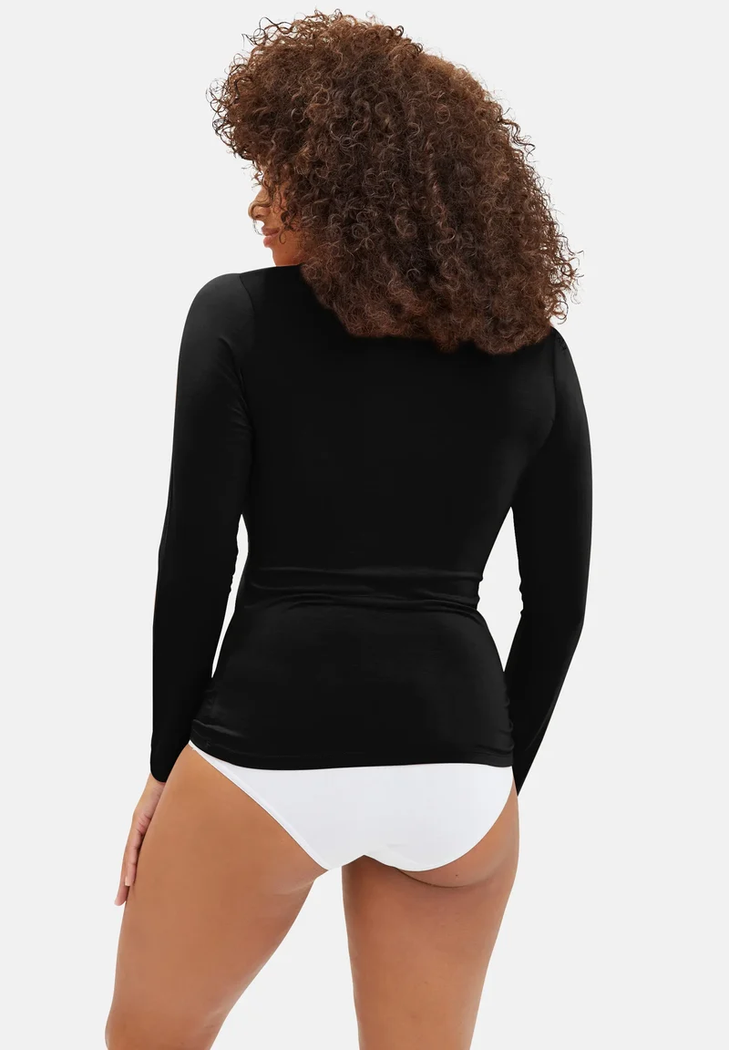 Lot de 2 t-shirt thermiques à manches longues Chill Noir & Warm Noir (Chaleur soft/medium)