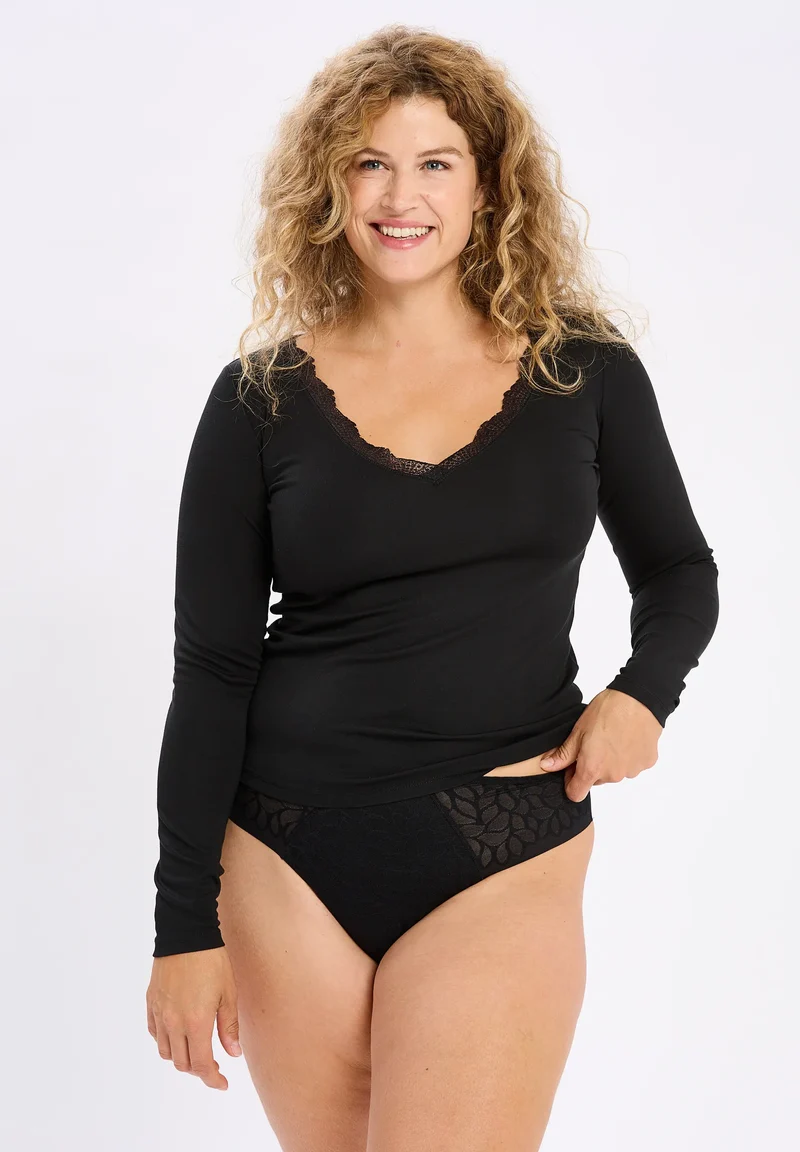 Lot de 2 t-shirt thermiques à manches longues Chill Noir & Warm Noir (Chaleur soft/medium)