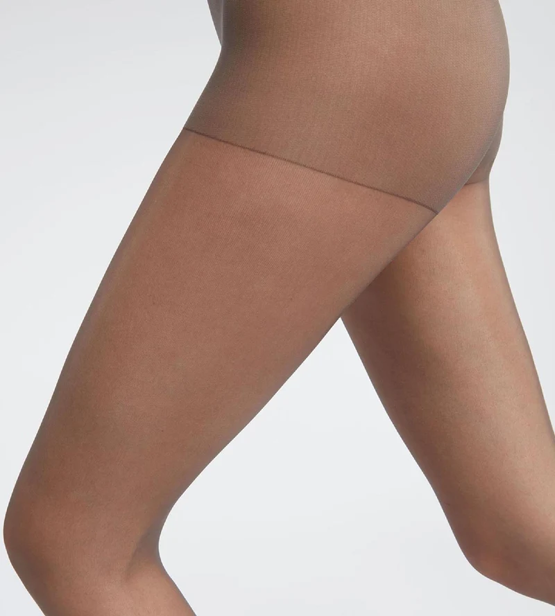 Lot de 2 collants transparents en Lycra renforcé Gris Ultra Resist