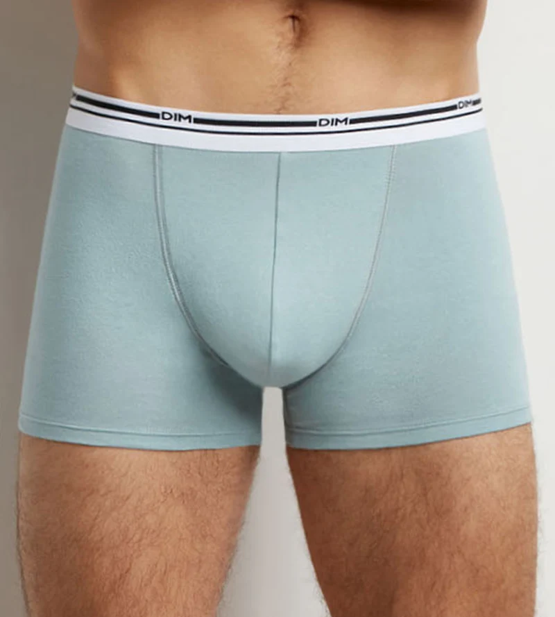 Lot de 3 boxers homme coton stretch Bleu Gris Classic Colors