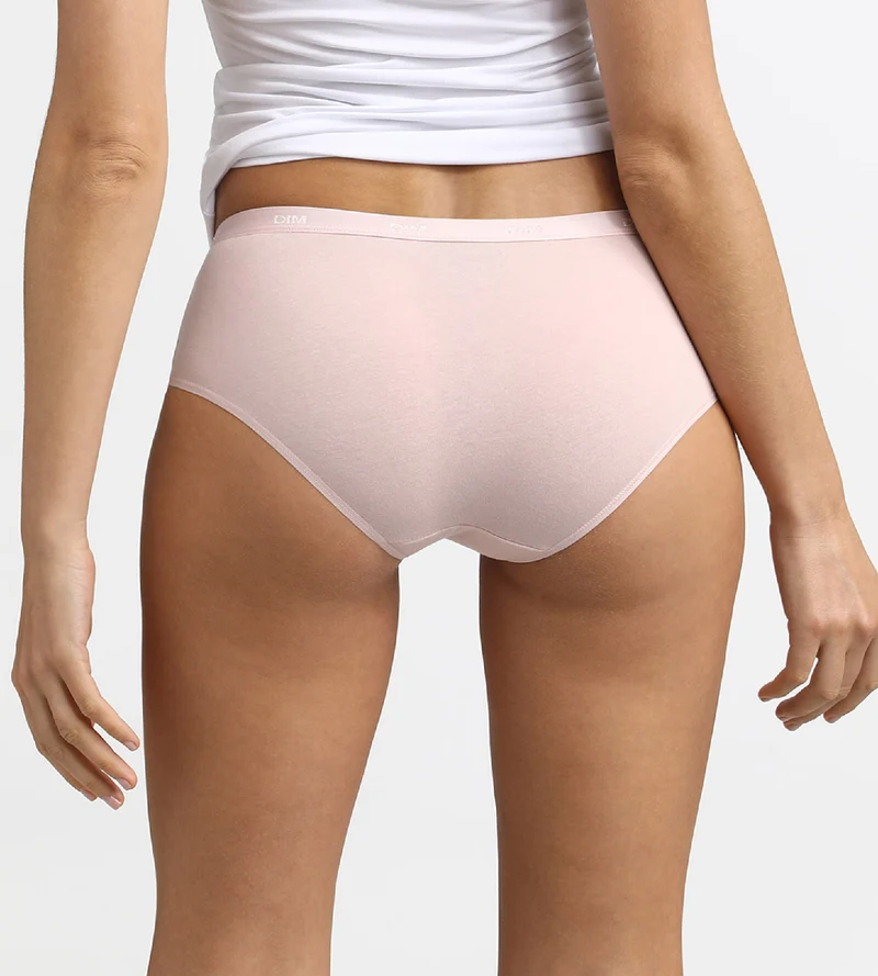 Lot de 3 Boxers peau/rose/nacre Les Pockets Coton
