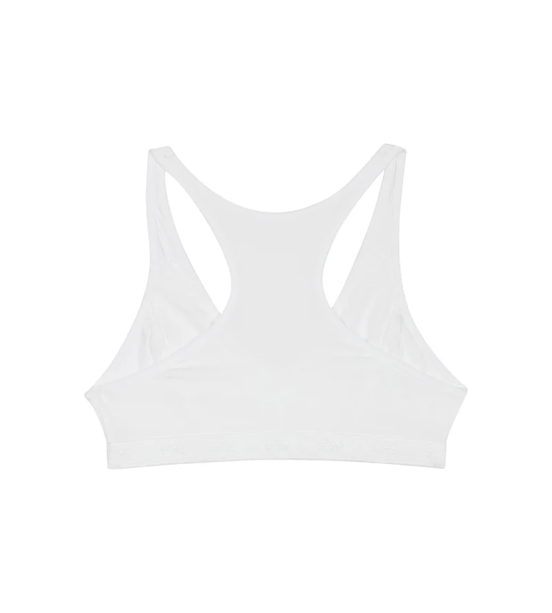 Brassière de sport blanche DIM Pocket Micro Girl