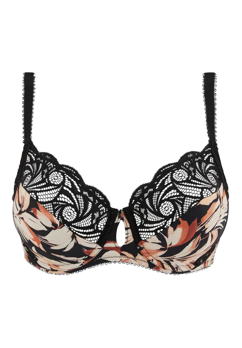 Soutien-gorge emboîtant Ariane Fantaisy Imprimé Feuilles & Noir