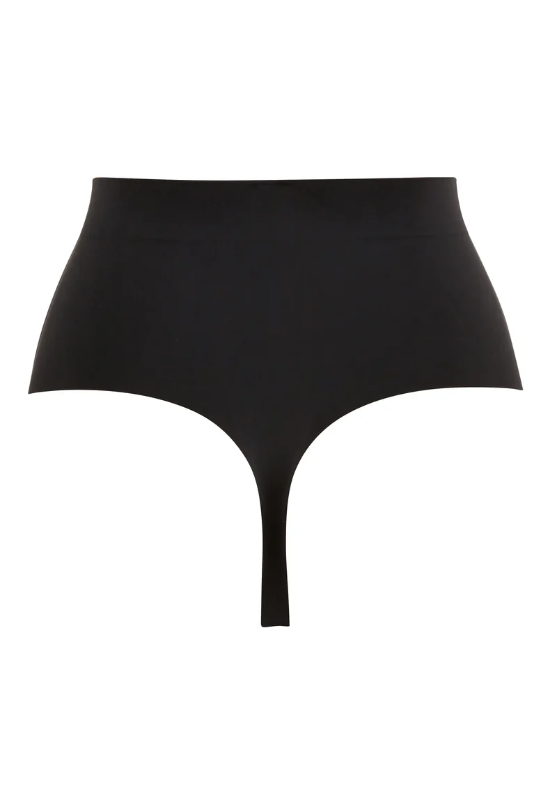 String taille haute gainant Perfect Touch Noir