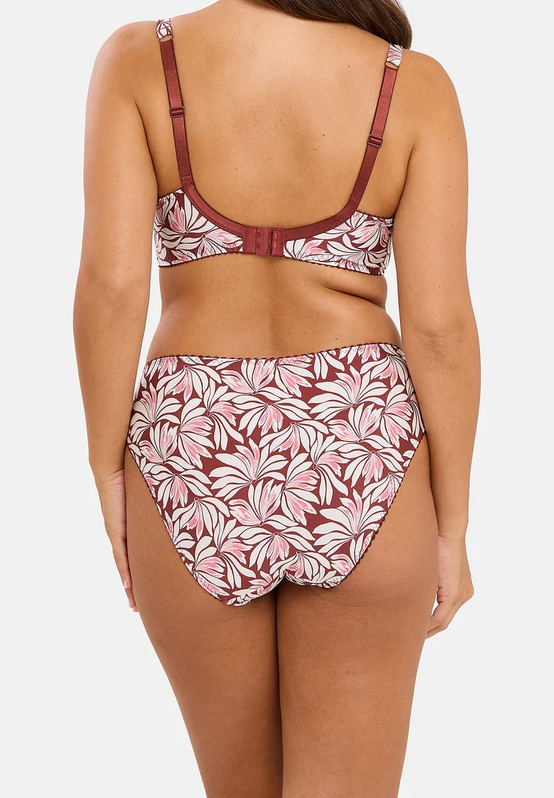 Soutien-gorge emboîtant Amélie Print Imprimé Floral Rouge Cabernet