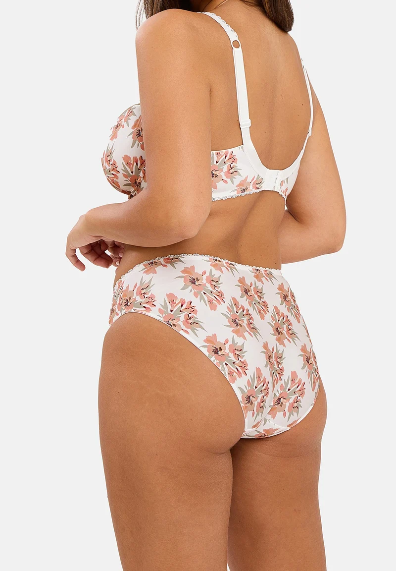 Slip Oriane Bouquets Blanc & Vert