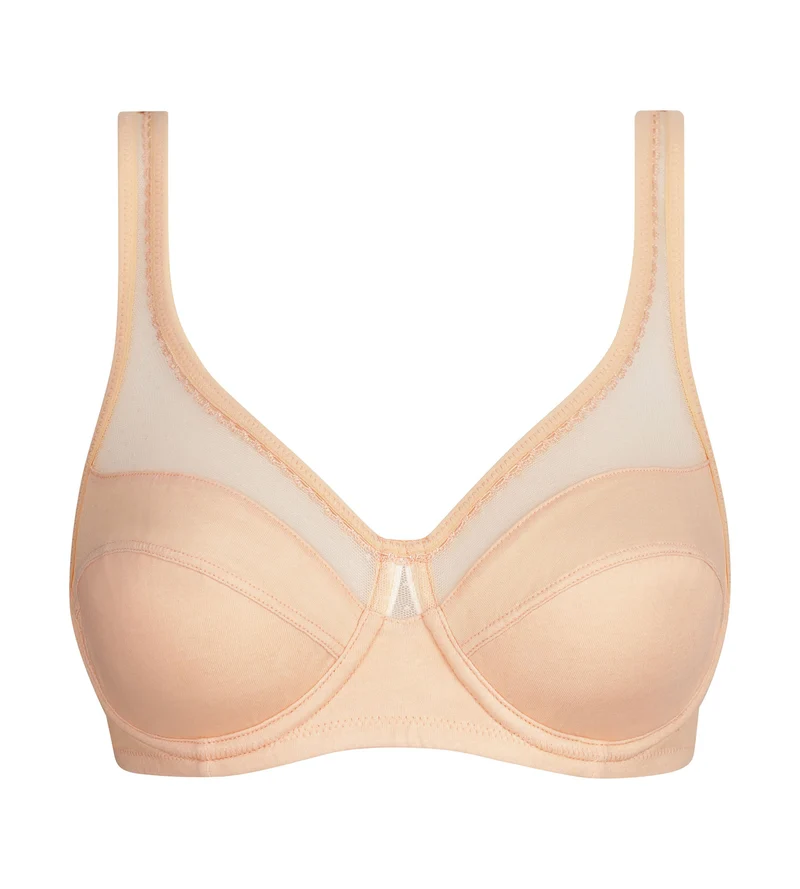 Soutien-gorge emboîtant avec armatures Abricot Generous Coton Bio