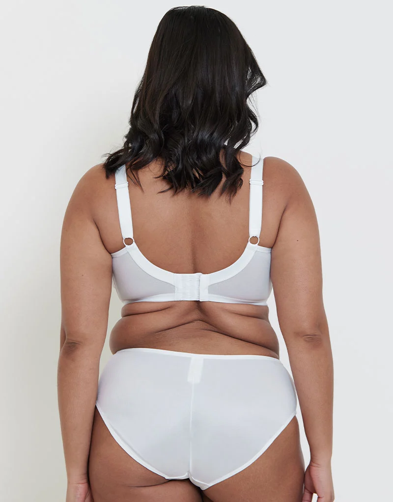 Adella Athena Full Cup Side Support Bra White