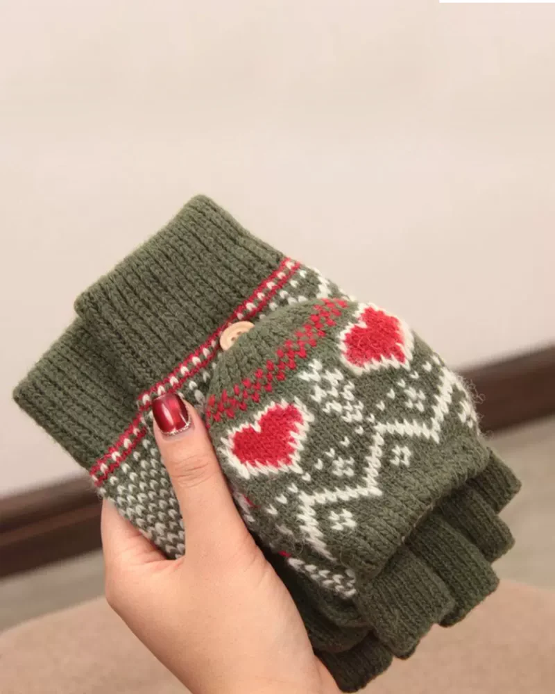 Gants Convertibles Laine - Lily
