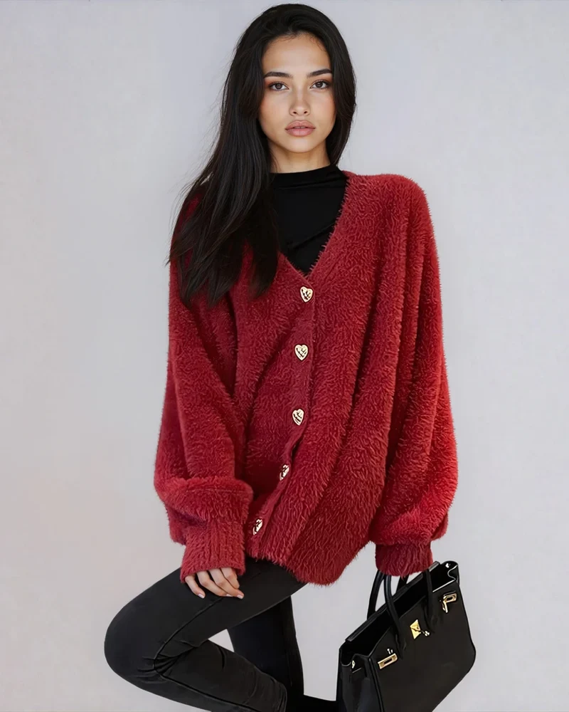 Gilet Oversize Fluffy - Leïla