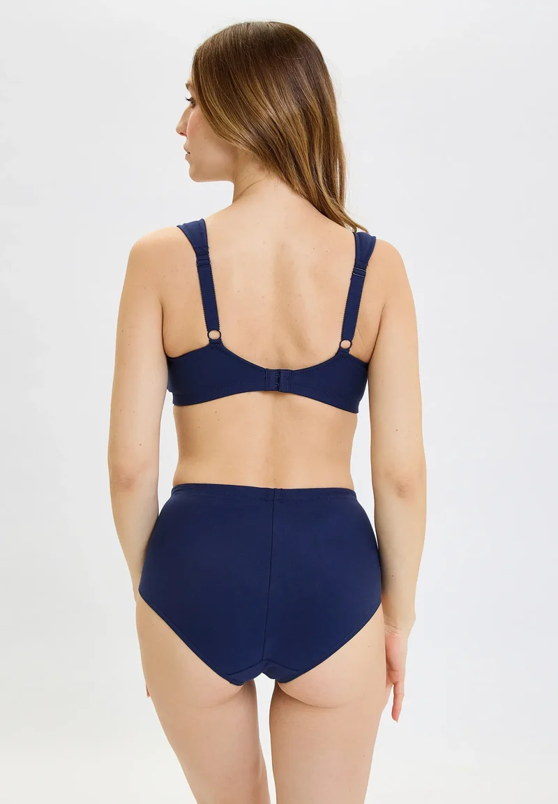 Culotte haute Jeanne Bleu Marine