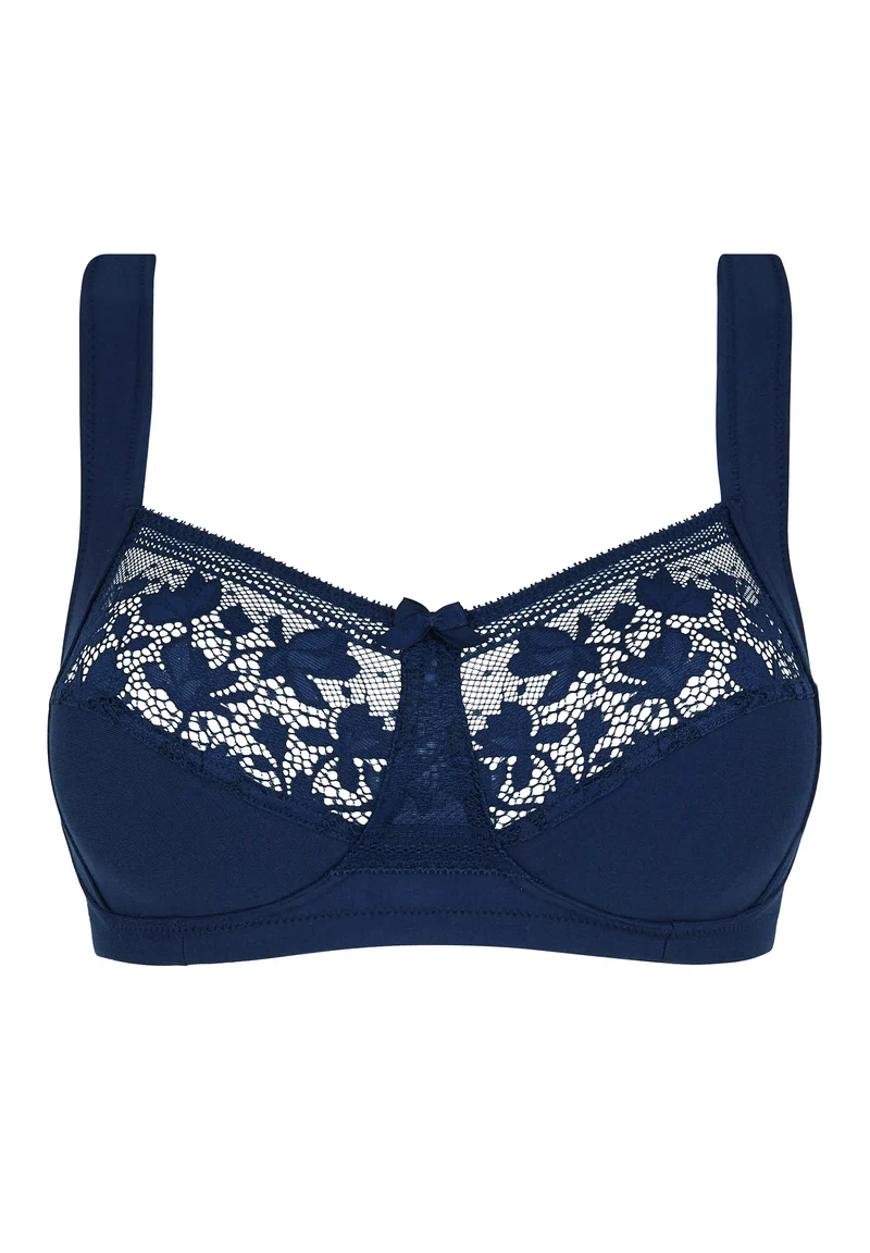 Soutien-gorge emboîtant sans armatures Jeanne Bleu Marine