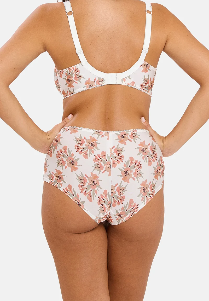 Shorty Oriane Bouquets Blanc & Vert