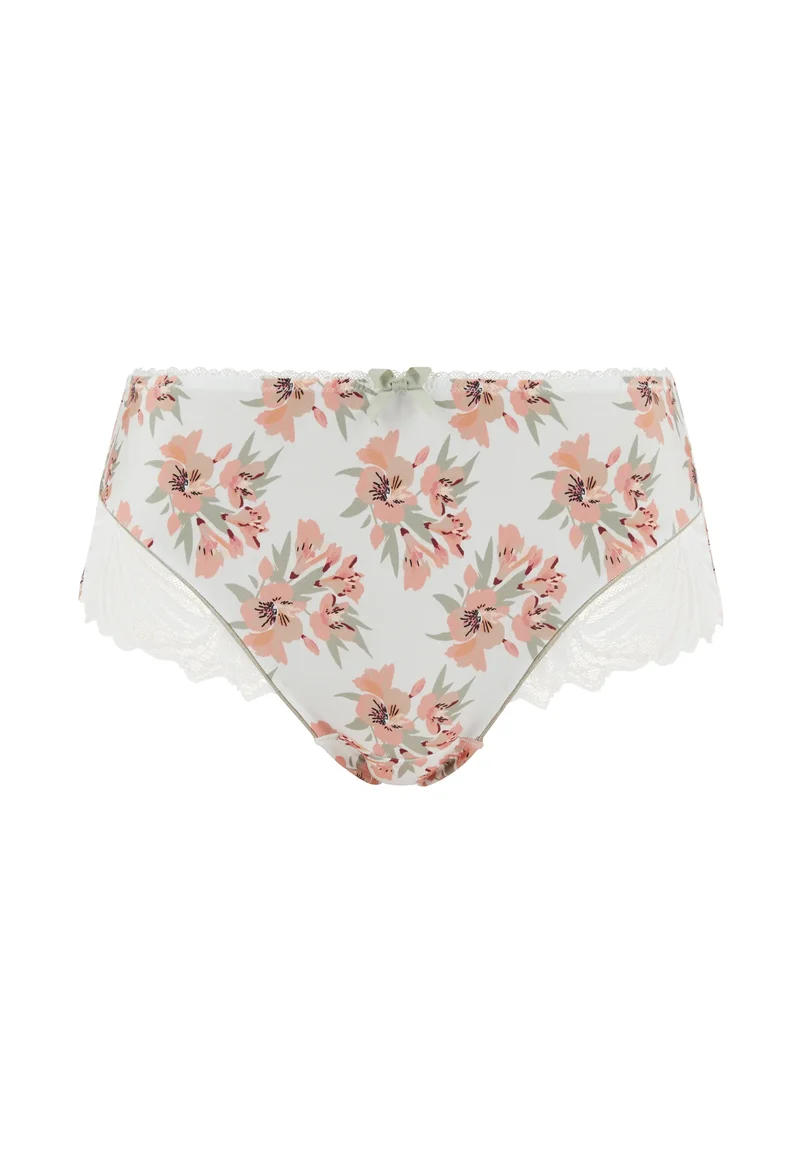 Shorty Oriane Bouquets Blanc & Vert