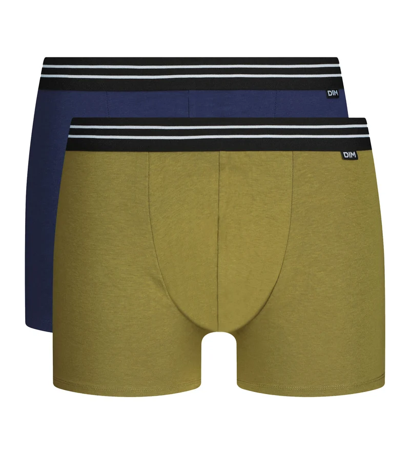 Lot de 2 boxers homme en coton stretch Cumin EcoDim