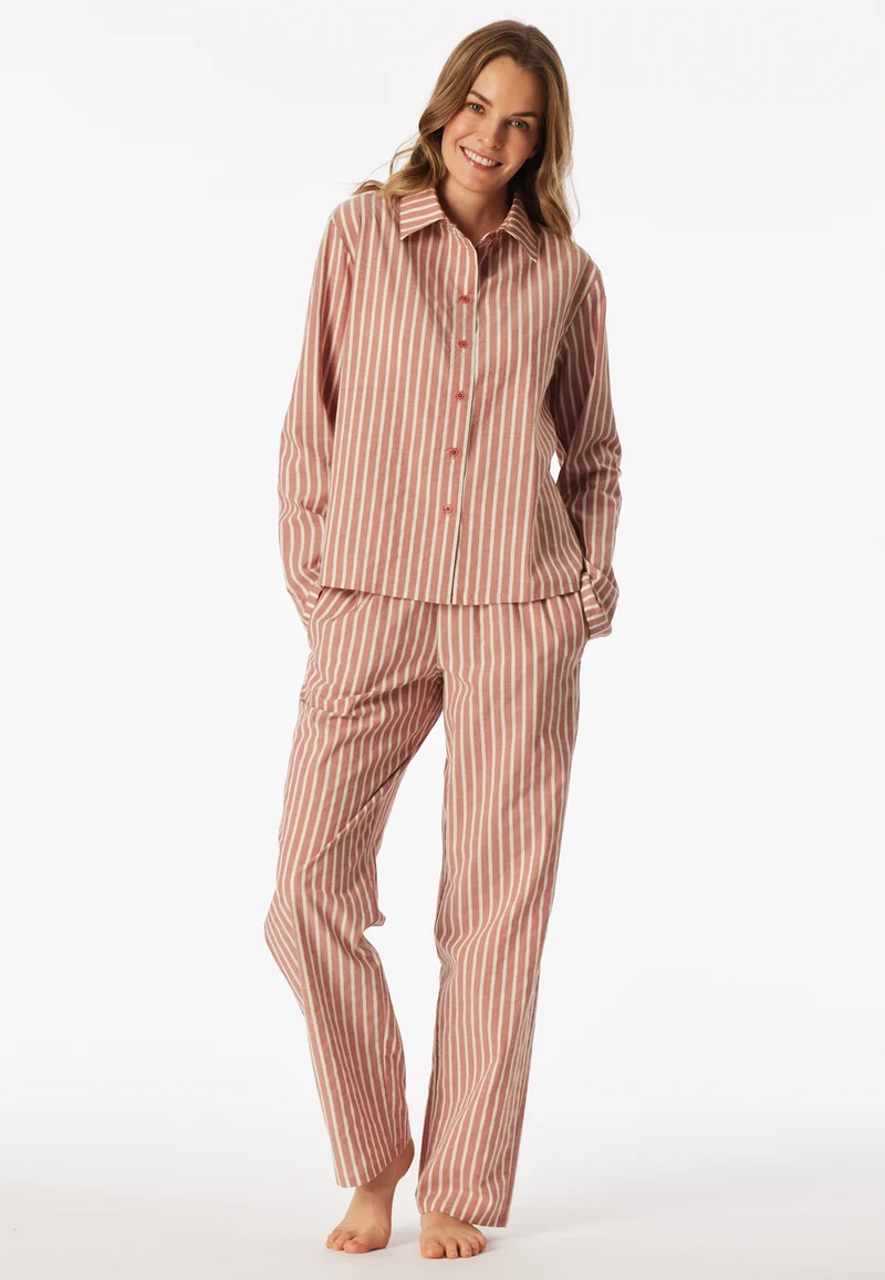 Pyjama Rot gestreift - Selected Premium